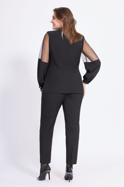 Брюки, жакет Милора-стиль 1045 чёрный - фото 2