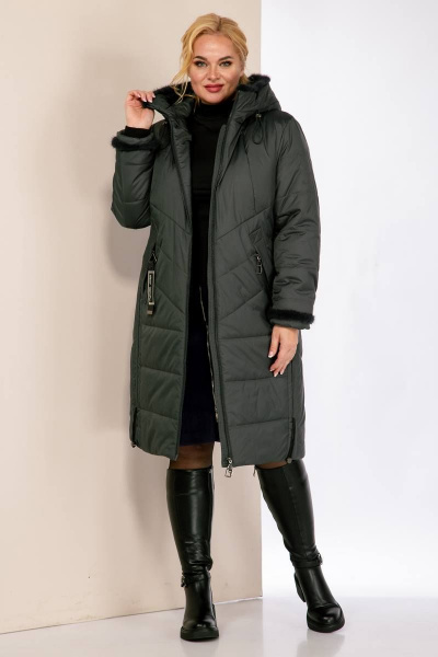 Пальто Shetti 2091 зеленый - фото 1