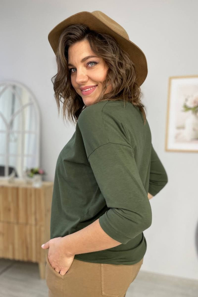 Футболка Rumoda 2107 зеленый - фото 4