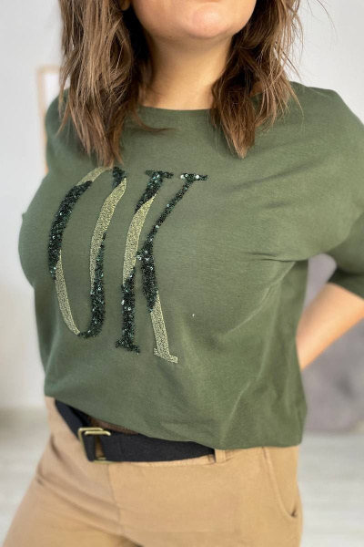 Футболка Rumoda 2107 зеленый - фото 7