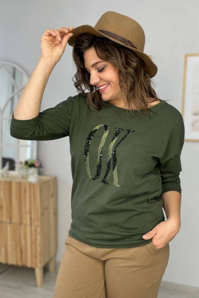 Футболка Rumoda 2107 зеленый - фото 3