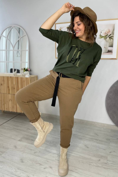 Футболка Rumoda 2107 зеленый - фото 5