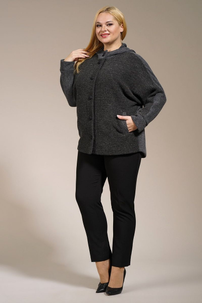 Жакет из трикотажа с цельновыкроенным рукавом для повседневных образов Медея и К 2174 - фото 3