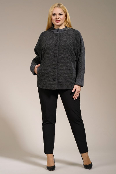 Жакет из трикотажа с цельновыкроенным рукавом для повседневных образов Медея и К 2174 - фото 1