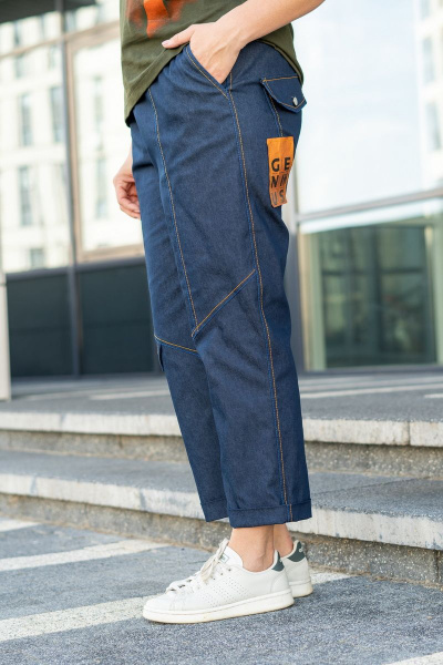 Брюки Andina 216 джинс_деним - фото 10