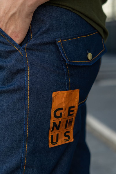 Брюки Andina 216 джинс_деним - фото 4