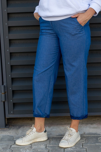 Брюки Andina 221 джинс_индиго - фото 5