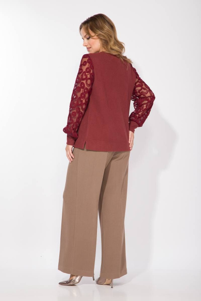 Джемпер Liliana 1117 марсала - фото 4
