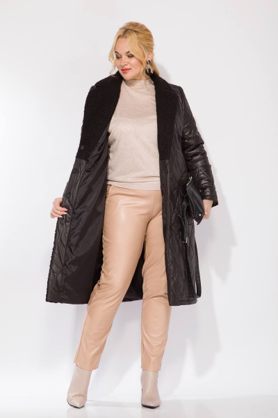 Пальто Liliana 1122 черный - фото 4