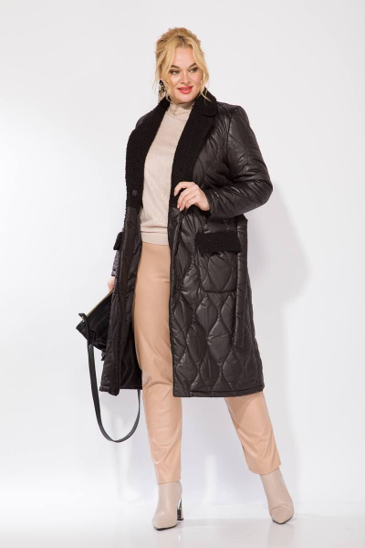 Пальто Liliana 1122 черный - фото 3