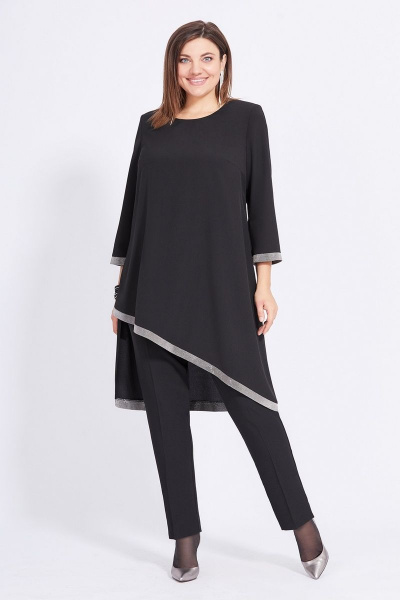 Брюки, туника Милора-стиль 1050 черный - фото 1