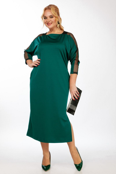 Платье Michel chic 2110 изумруд - фото 4