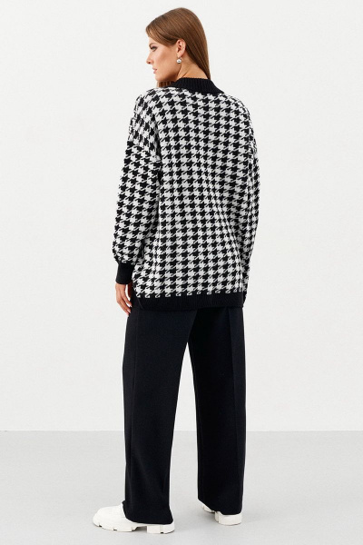 Кардиган Ketty АМ-133 черно-белый - фото 5