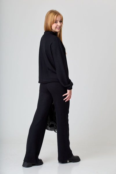 Брюки, джемпер, шапка T&N 7337 черный - фото 4