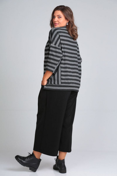 Комплект из свободных свитшота и брюк с складками VIA-Mod 532 - фото 5