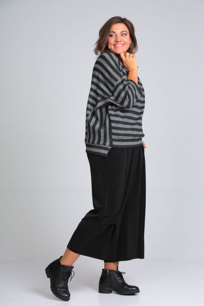 Комплект из свободных свитшота и брюк с складками VIA-Mod 532 - фото 2