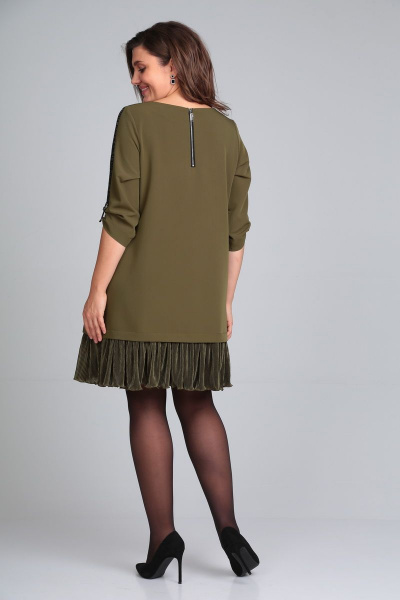 Платье Michel chic 2084 хаки - фото 7