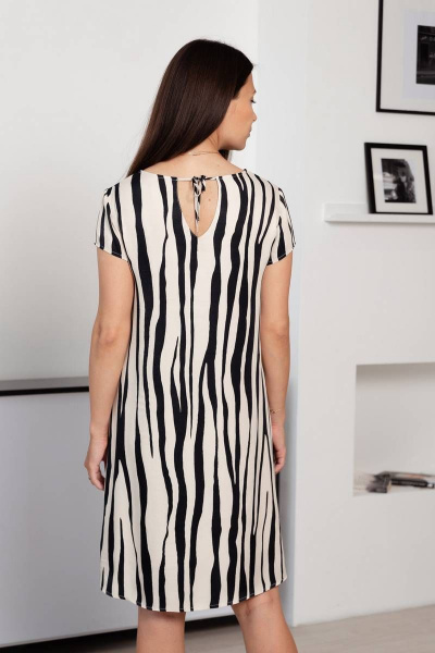 Летнее платье из вискозы и текстиля с принтом Femme & Devur 4877 1.33F(170) - фото 2