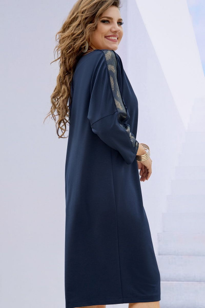 Платье Vittoria Queen 16803 темно-синий - фото 4
