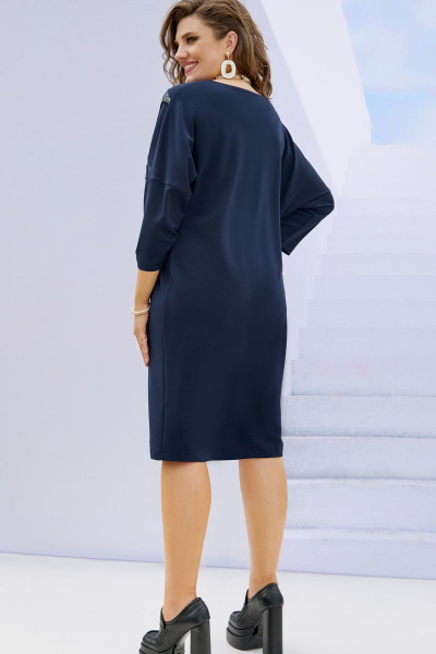 Платье Vittoria Queen 16803 темно-синий - фото 5