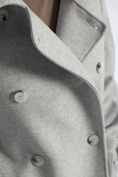 Пальто Golden Valley 7139-1 св.серый - фото 7
