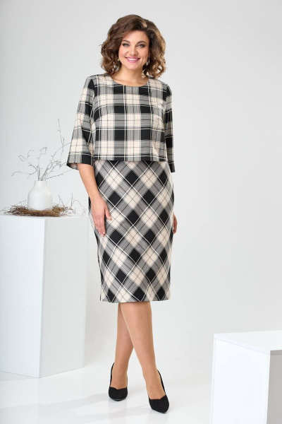 Платье Romanovich Style 1-2422 бежевый - фото 1