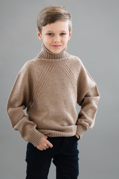 Свитер Полесье С9122-19 9С8537-Д43 122,128 сливочный_ирис - фото 2