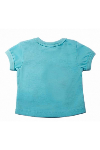 Классический джемпер с печатью из хлопка для детей Bell Bimbo 160142 св.бирюза - фото 2