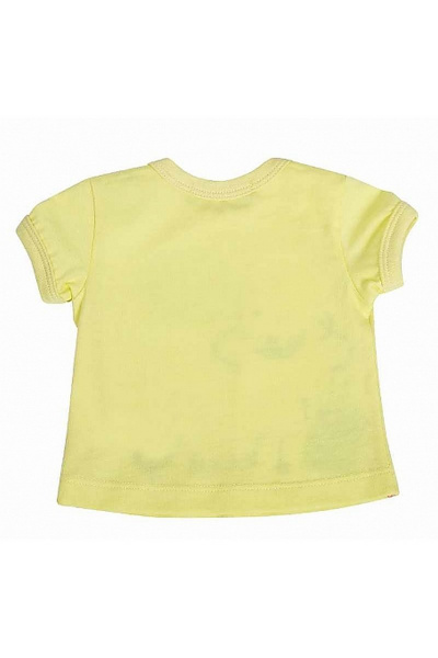 Однотонный хлопковый джемпер с застежкой для детей Bell Bimbo 160142 лимон - фото 2