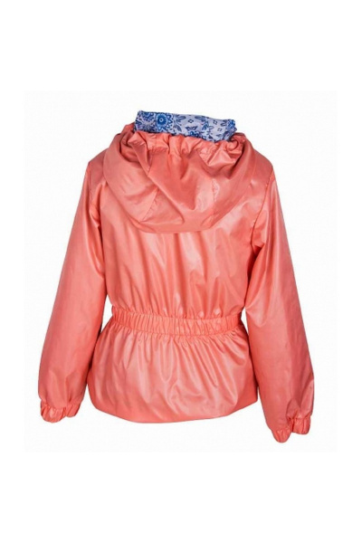Куртка демисезонная с капюшоном и поясом на резинке Bell Bimbo 161147 коралл - фото 2