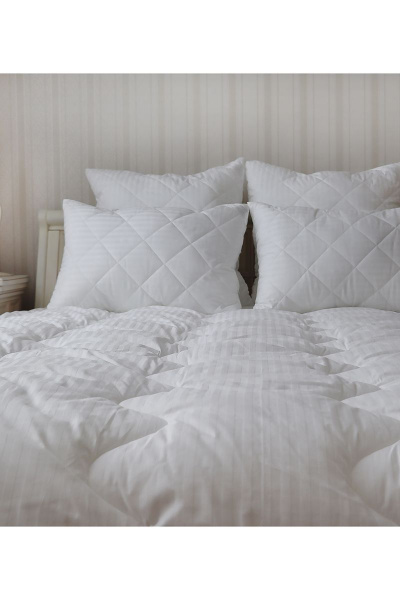 Всесезонное сатиновое одеяло из пухa 200х220 Файбертек ЛП.2.05 - фото 1