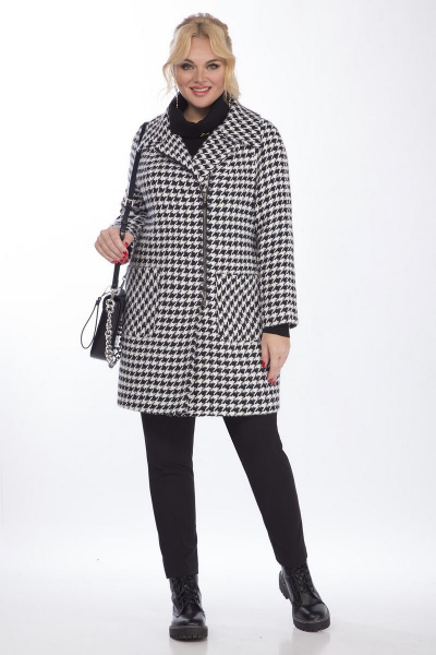 Пальто с асимметричной молнией и накладными карманами Matini 2.1663 - фото 1