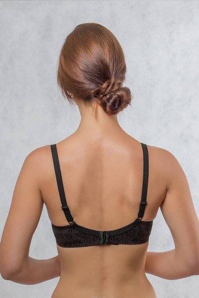 Бюстгальтер из кружева на каждый день Verally 2045-3 черный - фото 2