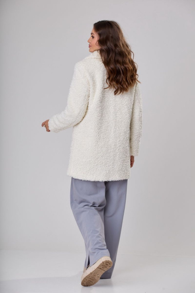 Полупальто БелЭльСтиль 825-1 88 22 молочный - фото 5