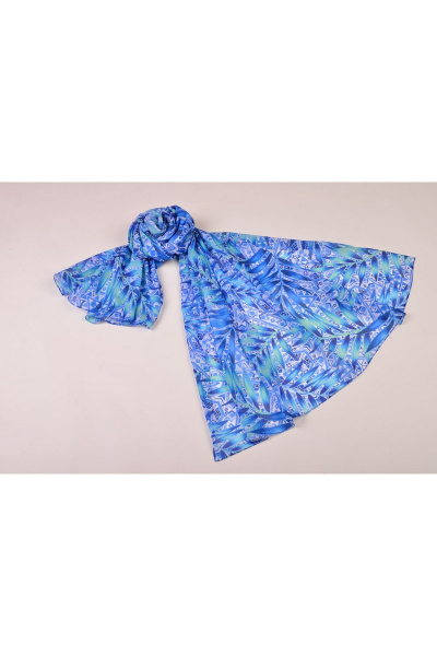 Голубое парео из текстиля, летний стиль, на каждый день TrendCorner 10-17-24-221 1344 - фото 2