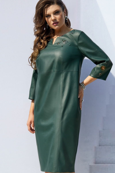 Платье Vittoria Queen 16613/1 темно-зеленый - фото 1