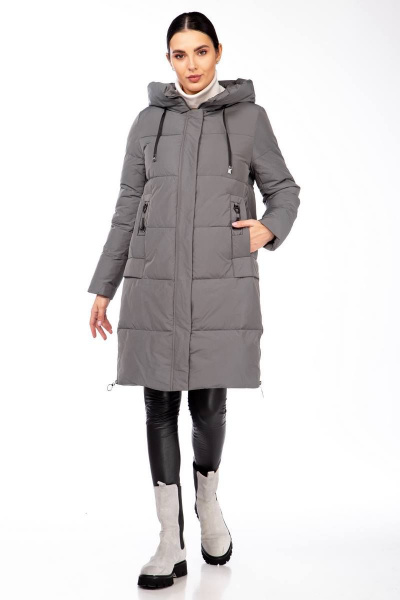 Полупальто Beautiful&Free 4104 серый - фото 1