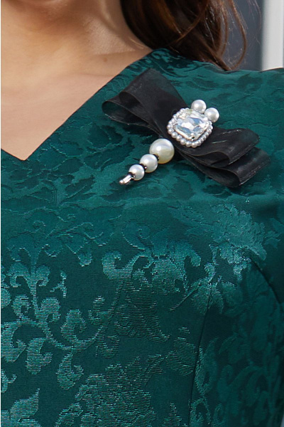 Платье Lissana 4633 изумруд - фото 4