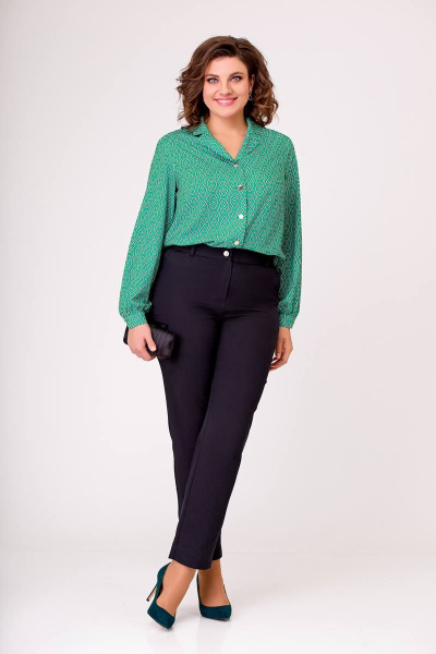 Черные джинсовые брюки прямого силуэта с резинкой Swallow 634 черный - фото 1