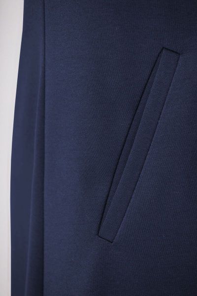 Платье из трикотажа с асимметричным лифом и карманами Algranda А3944-4 - фото 3