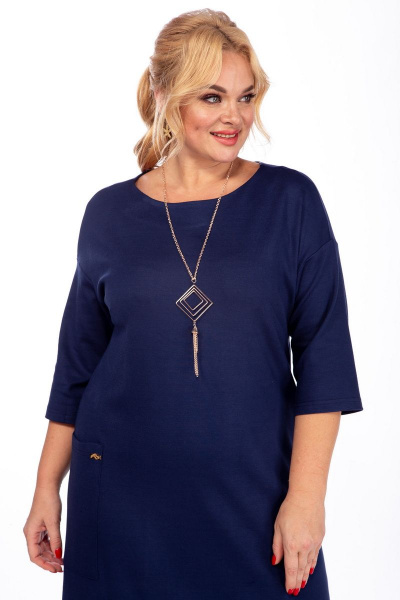 Платье Michel chic 2080 синий - фото 6