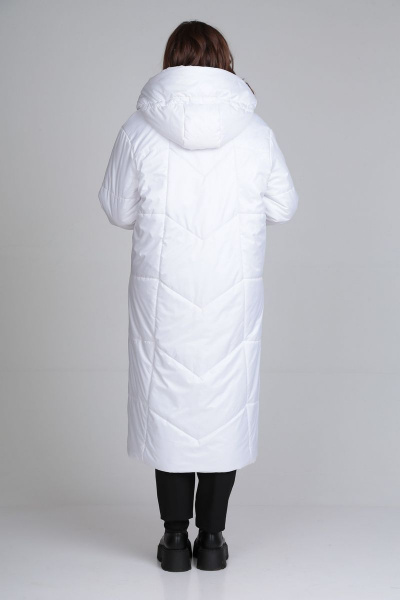 Пальто Диомант 1745 белый - фото 8