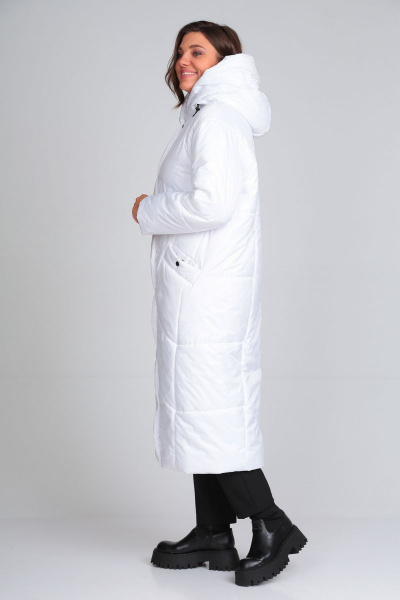 Пальто Диомант 1745 белый - фото 5