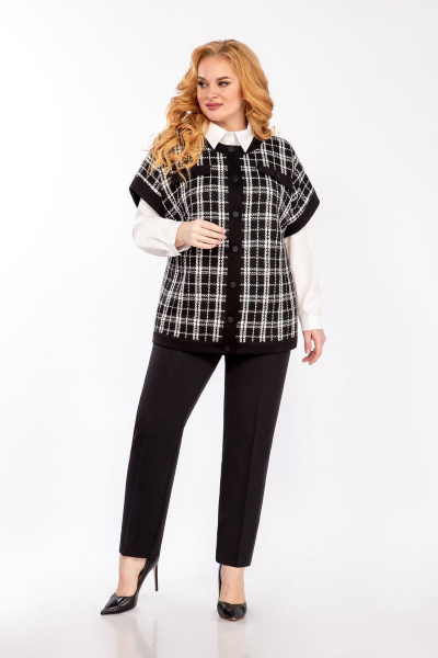 Блуза, брюки, жилет Элль-стиль 2152 - фото 2