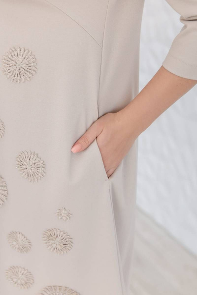 Платье ASV 2559 бежевый - фото 4