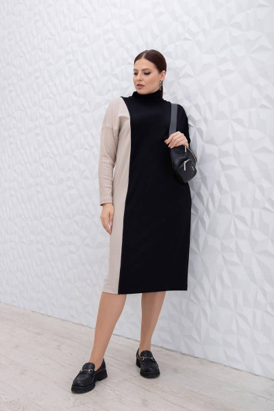 Платье на каждый день зауженное с длинным рукавом и карманами ASV 2453 - фото 9