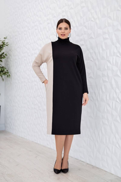 Платье на каждый день зауженное с длинным рукавом и карманами ASV 2453 - фото 8