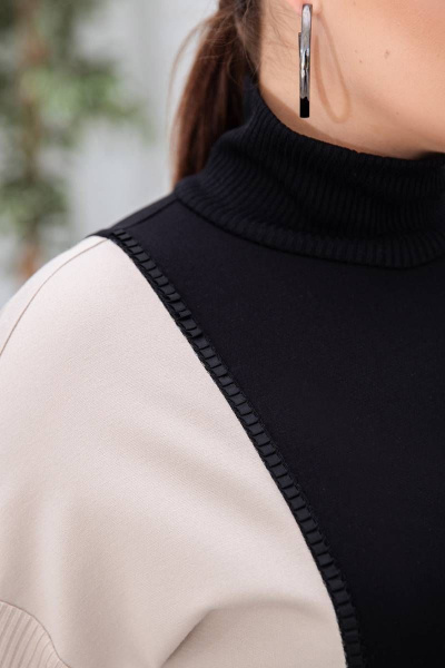 Платье на каждый день зауженное с длинным рукавом и карманами ASV 2453 - фото 4