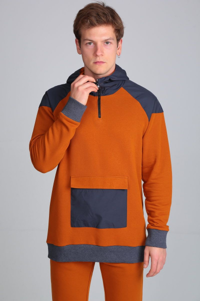Брюки, худи HIT 0313 рыжий - фото 2