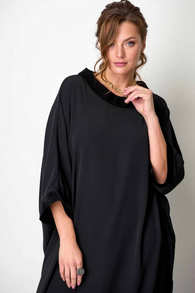 Платье SOVA 11191 черный - фото 7